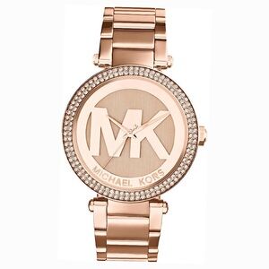 Michael Kors Parker Women's Watch, Stainless Steel and Pavé Crystal Watch